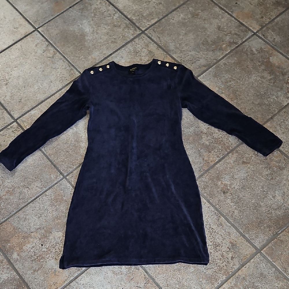 Juicy Couture Black Label Veloure Dress Size M